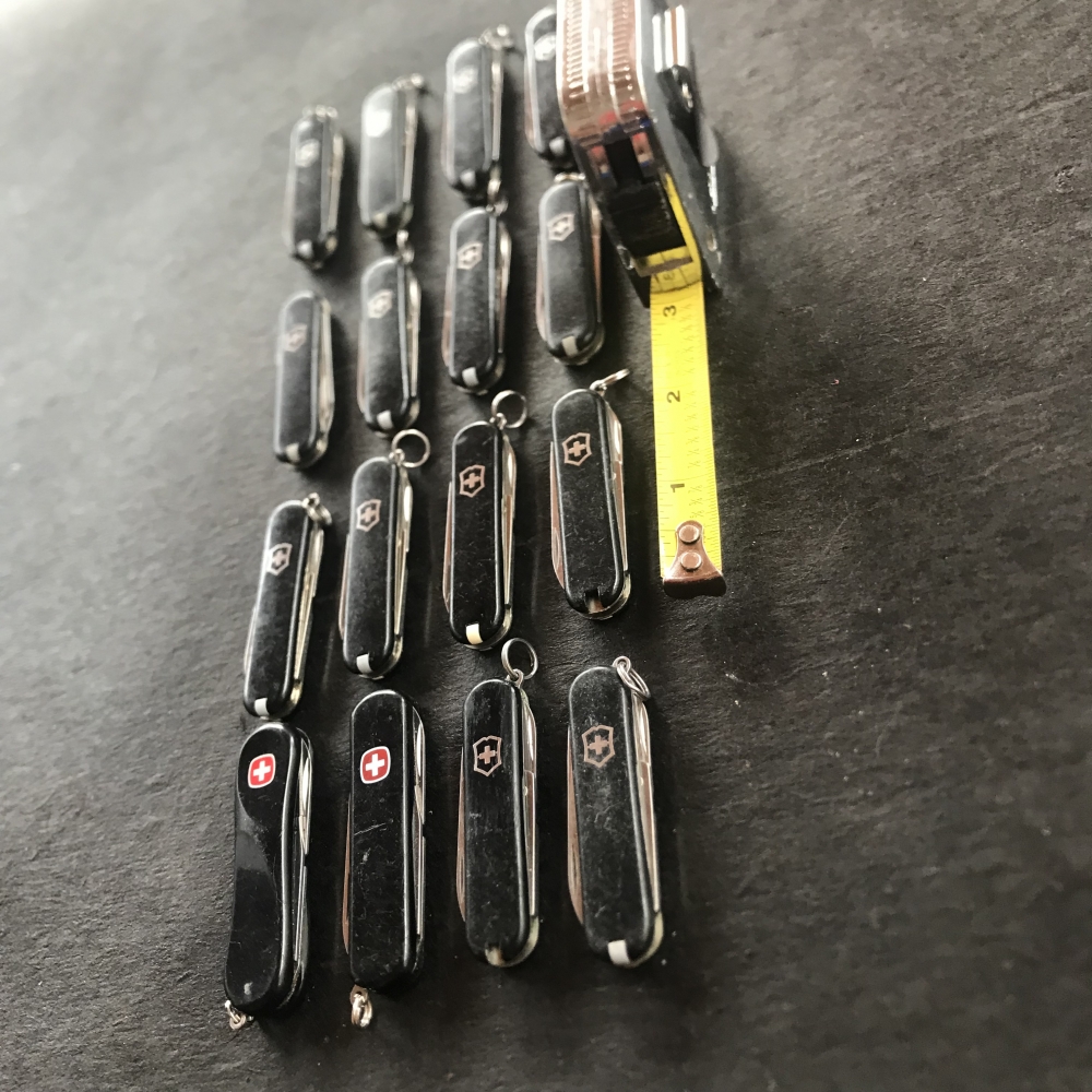 Lot of 16 58mm Swiss Army Knives / Pocket Knives from Victorinox Tinker