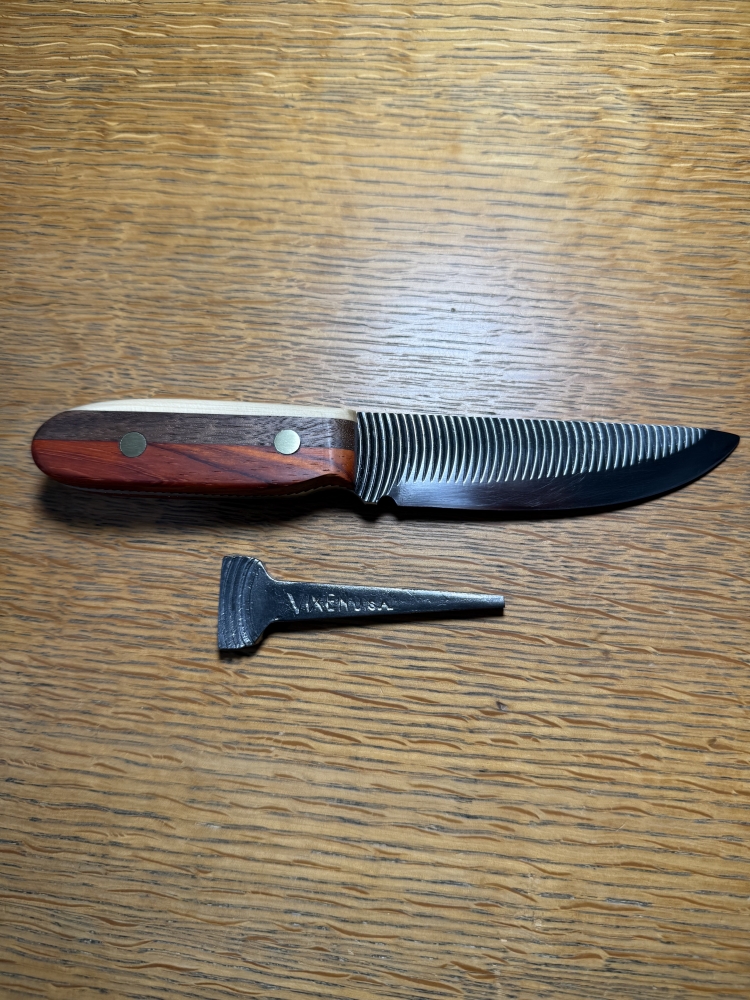 Puukko All Purpose Hidden Tang Belt Knife Made from a File