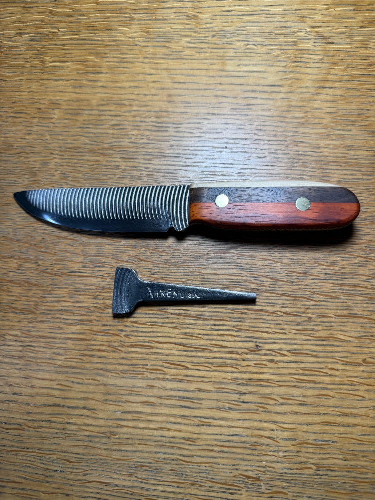 Puukko All Purpose Hidden Tang Belt Knife Made from a File