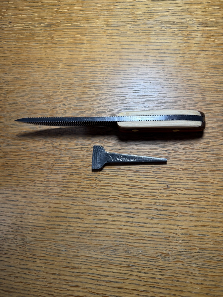 Puukko All Purpose Hidden Tang Belt Knife Made from a File