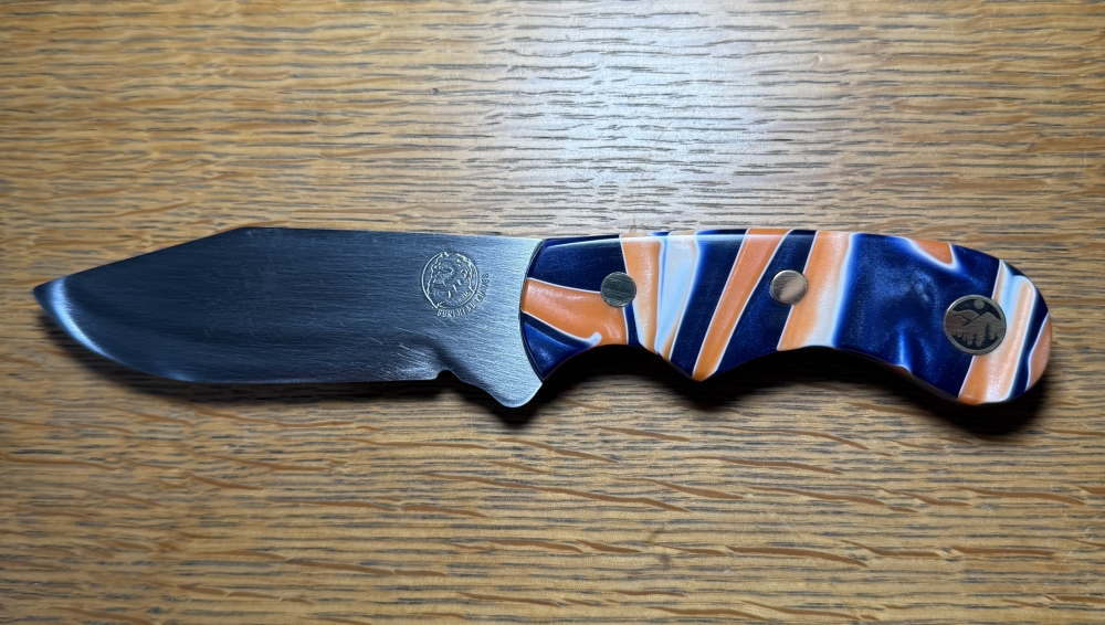 Hand Made Carbon Steel Fixed Blade Hunting Knife
