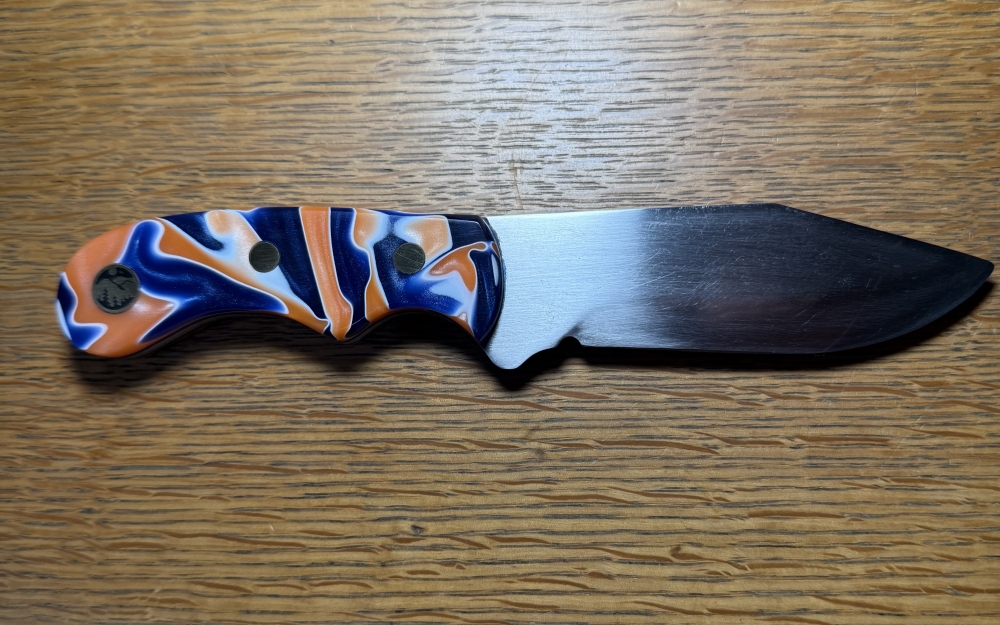 Hand Made Carbon Steel Fixed Blade Hunting Knife