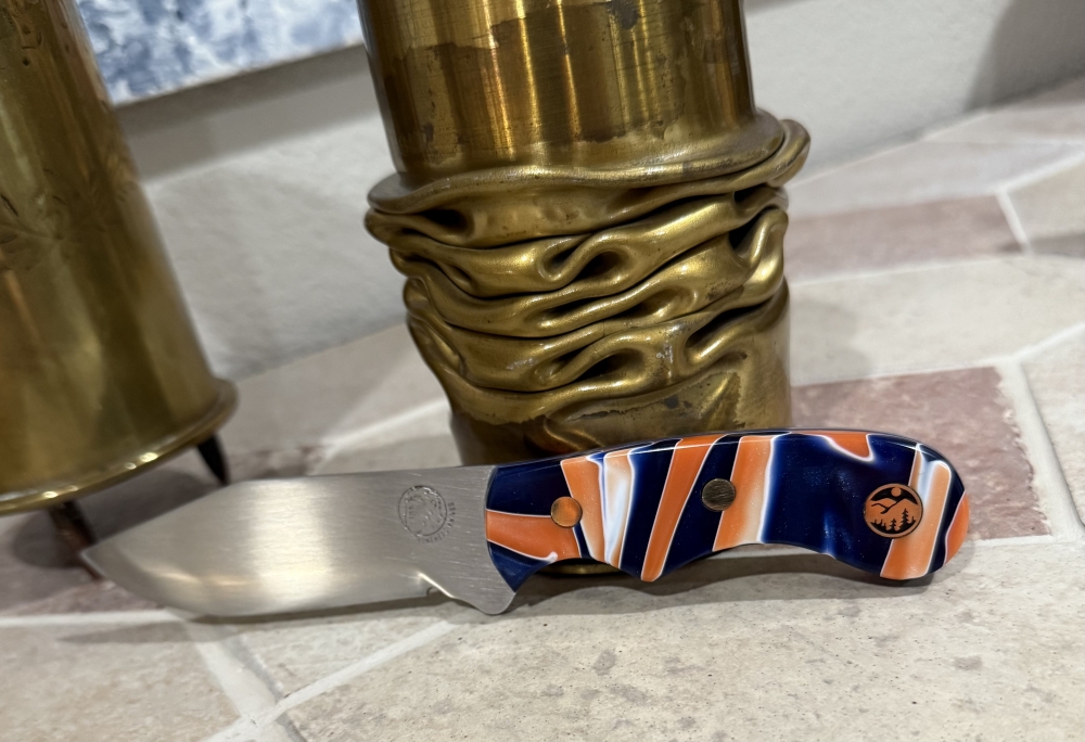 Hand Made Carbon Steel Fixed Blade Hunting Knife