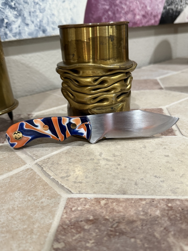 Hand Made Carbon Steel Fixed Blade Hunting Knife