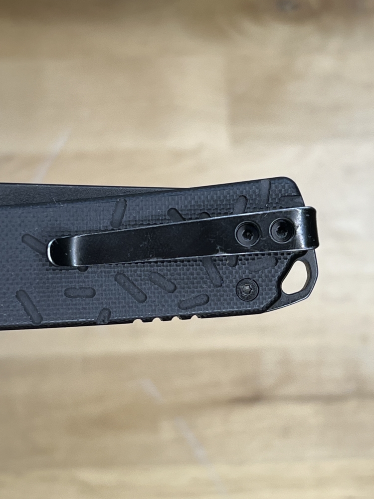 Crispy Donut Community Hanson Knife. First Run Blacked Out With Sprinkles