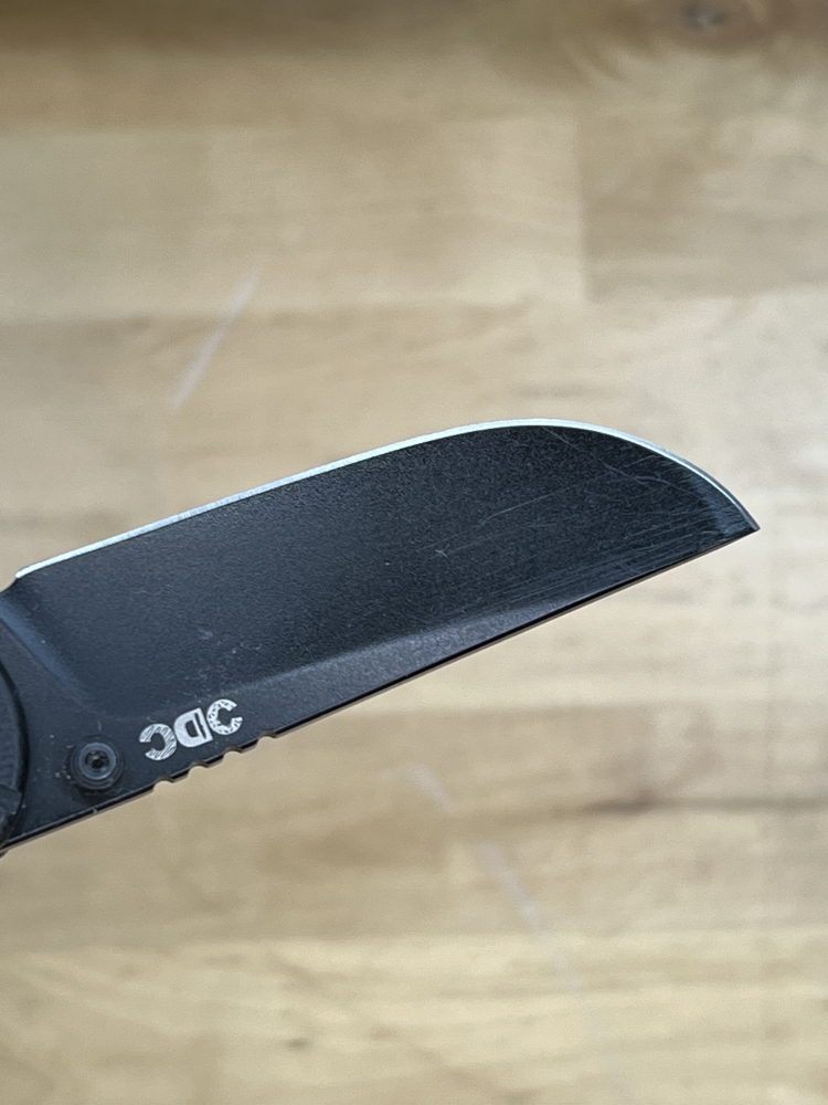 Crispy Donut Community Hanson Knife. First Run Blacked Out With Sprinkles