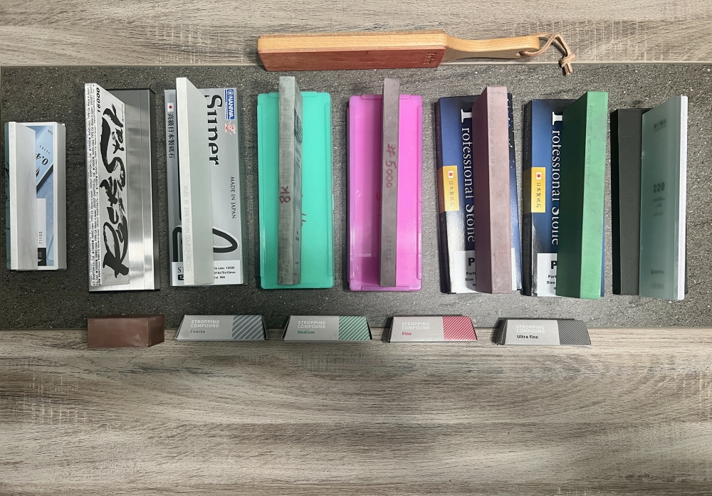 Full Progression Sharpening Stone Set – Premium Japanese Stones