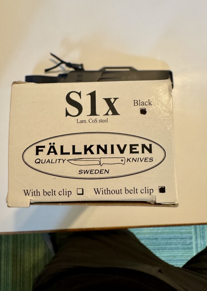 Fallkniven S1xb Forest Survival Knife