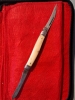 Vintage double blade pocket knife stainless steel overall length 9 1/2\" blade 1  3\" blade 2 2 1/2\" handle 4\"