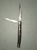 Vintage Imperial Prov. USA 2 Blade Stainless Steel Pocket Knife Striped Handle overall length 4 1/2\"