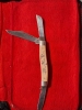 Vintage Schrade SC505 Scrimshaw Duck Scene Stockman Folding Pocket Knife 3 Blade overall length 8 1/2\"