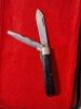 Vintage Camillus TL-29 Electrician Pocket Knife 2 Blades Wood Handle USA Made Overall Length 6 1/2\"