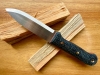 Bushcraft Knife. Scandi grind. Handcrafted. AEB-L Steel. 61 HRC Cryo. For Outdoor and Camping