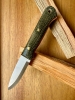 Bushcraft Knife. Scandi grind. Handcrafted. AEB-L Steel.  61 HRC Cryo.