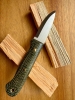 Bushcraft Knife. Scandi grind. Handcrafted. AEB-L Steel.  61 HRC Cryo.