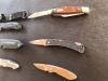 Lot of 9 Buck Knives, 8 foldable, 1 fixed