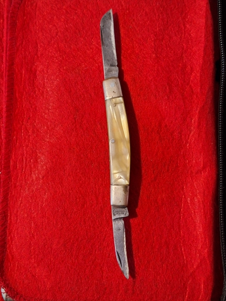 Buck Creek Collectors Solingen Germany Two Blade Knife Overall Length 7 1/2