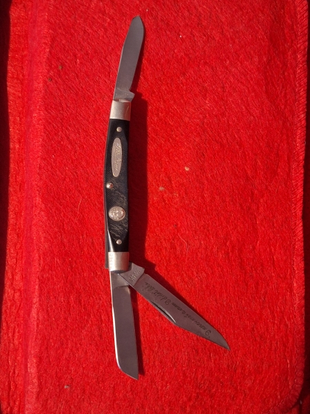 Schrade USA Old Timer Will Rogers Commemorative Pocket Knife, 3 Blade