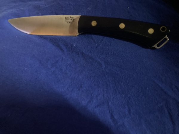 Bark River knifes El max with black leather sheath. Limited edition. I’m only selling it because it’s not getting shown off like it should.