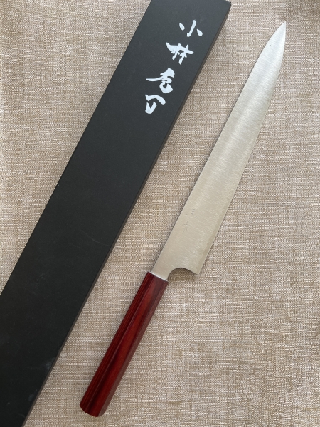Key Kobayashi Sujihiki 270mm SG2 (red lacquered handle serie) 