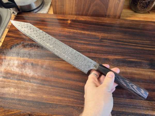 Nigara Anmon Kurozome Sujihiki Kiritsuke 255mm
