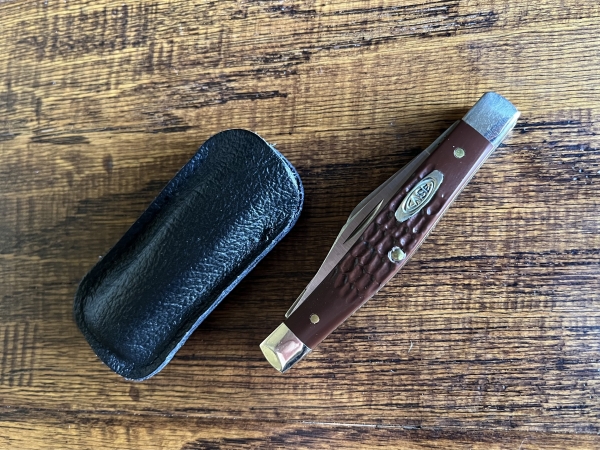 Case 106 Stockman Pocket Knife with Brown Delrin Handle and Squared Bolsters