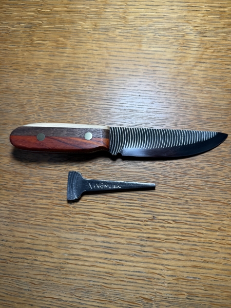 Puukko All Purpose Hidden Tang Belt Knife Made from a File