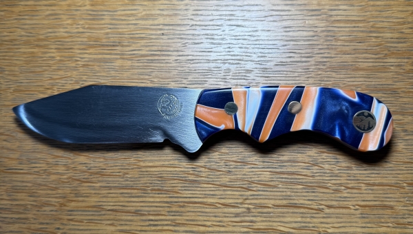 Hand Made Carbon Steel Fixed Blade Hunting Knife