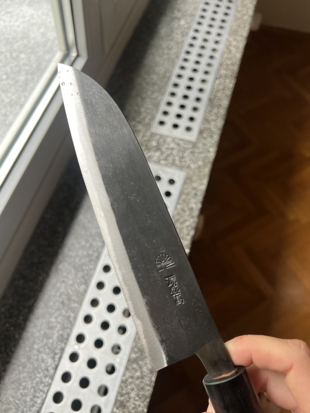 Moritaka santoku Aogami 2