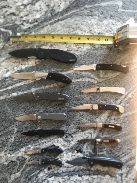 LOT of 13 ASSORTED POCKETKNIVES