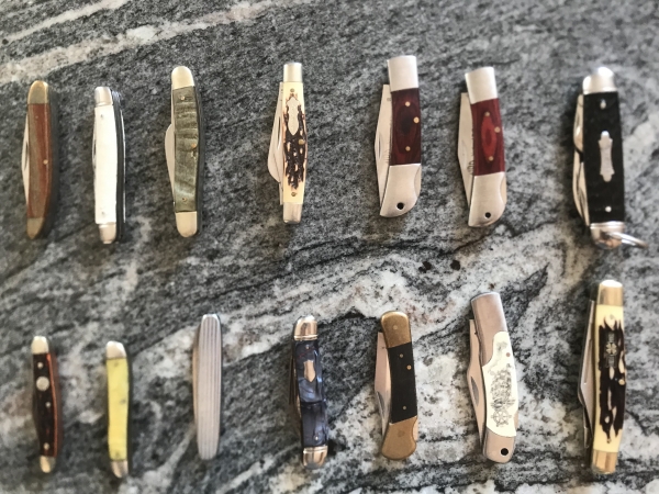 LOT of 14 VINTAGE POCKETKNIVES