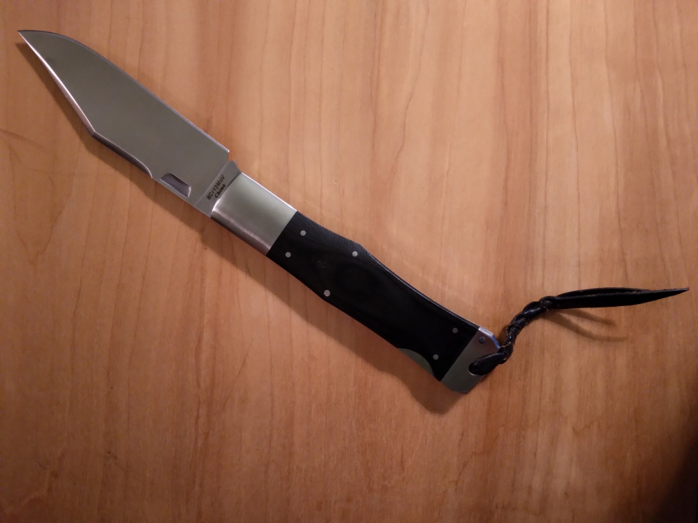 2014 A.G. Russell Texas Ranger Folding Knife 191 Years of Service with Belt Sheath