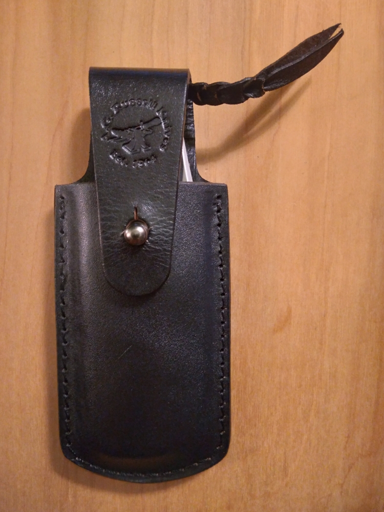 2014 A.G. Russell Texas Ranger Folding Knife 191 Years of Service with Belt Sheath