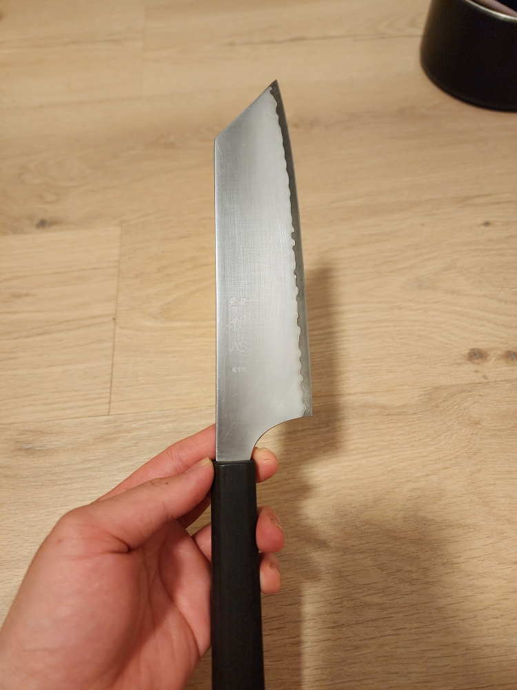 (Used) Hatsukokoro Hayabusa Aogami Super Bunka 180mm