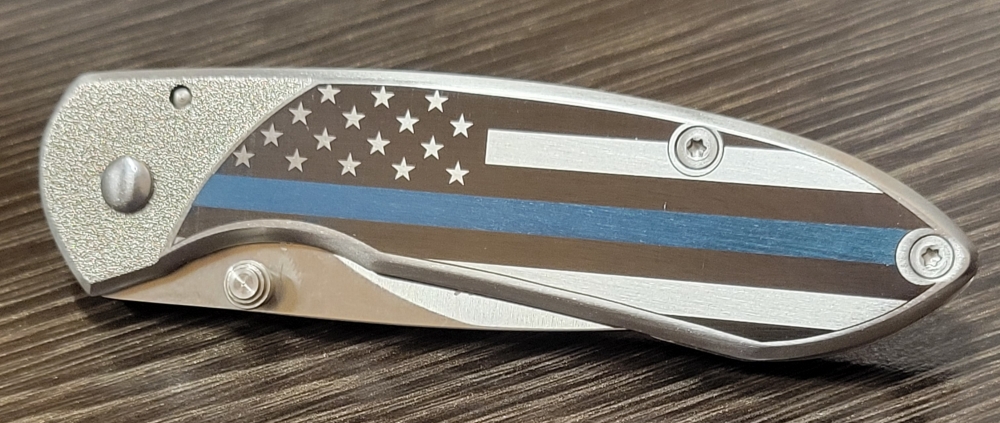 Buck Nobleman Framelock - American Blue Line