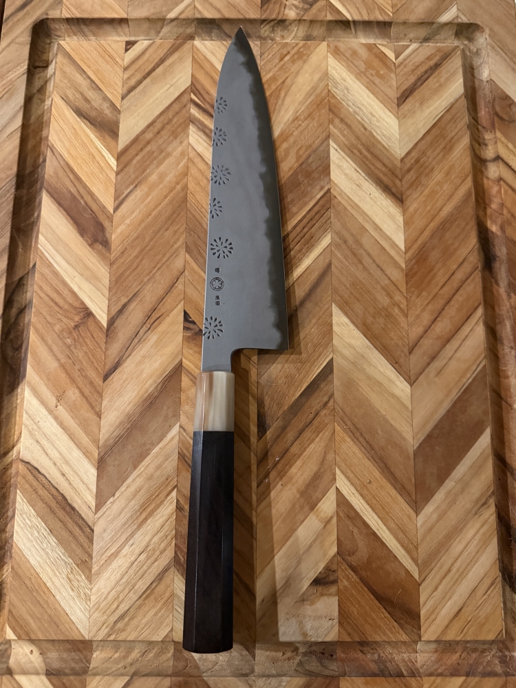 Takada no Hamono 240mm Carbon Steel Gyoto