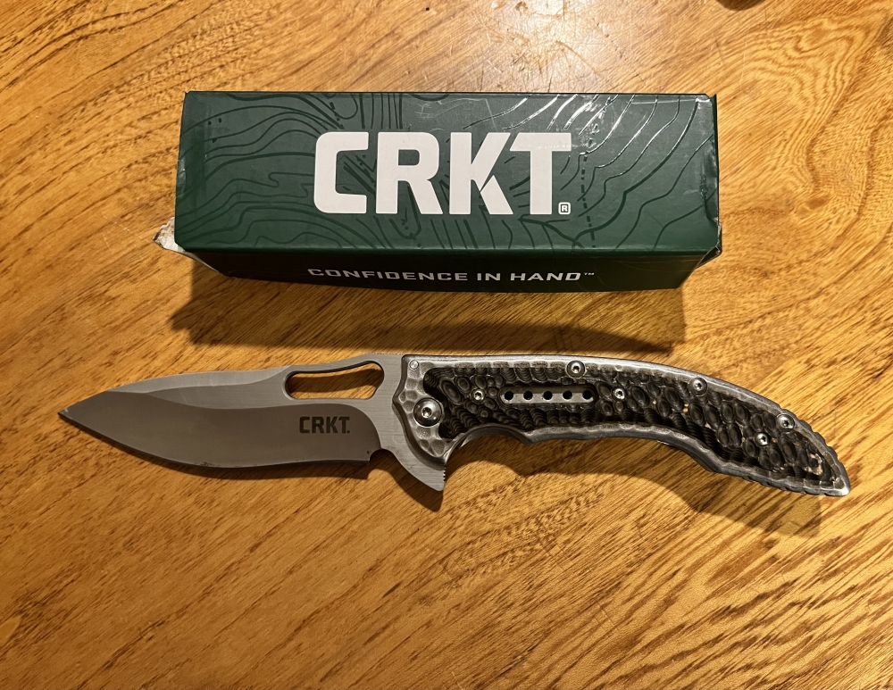 CRKT FOSSIL 5470 IKOMA DESIGN FOLDING POCKET KNIFE