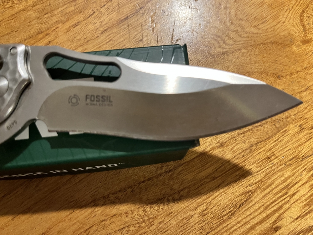 CRKT FOSSIL 5470 IKOMA DESIGN FOLDING POCKET KNIFE
