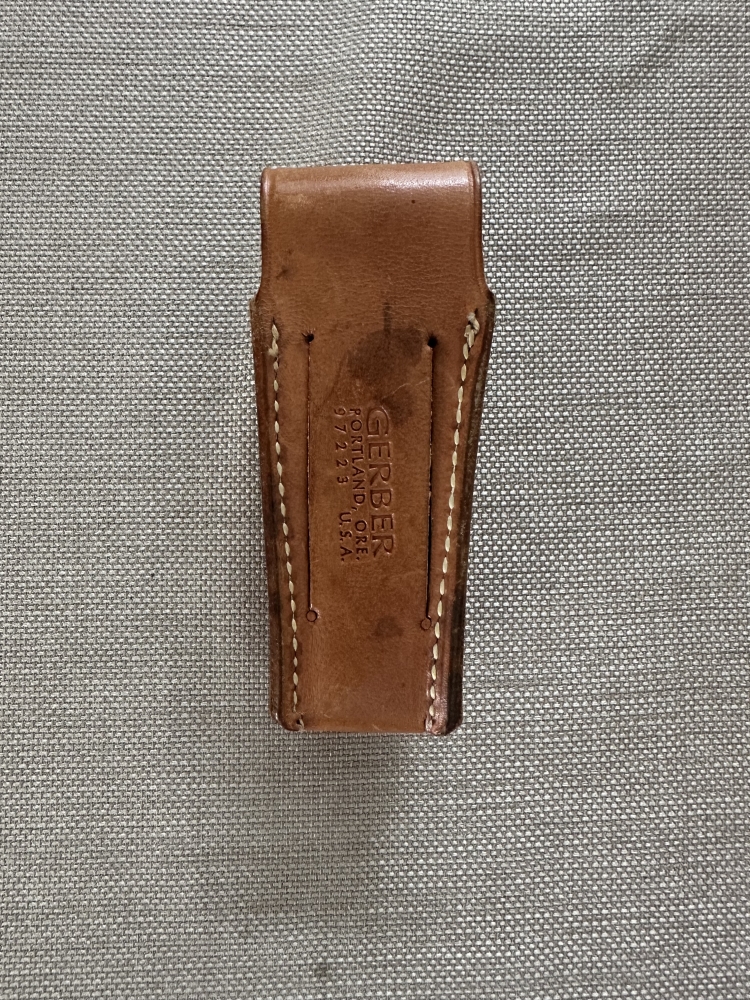 Gerber Hand Checkered Walnut Folding Hunter