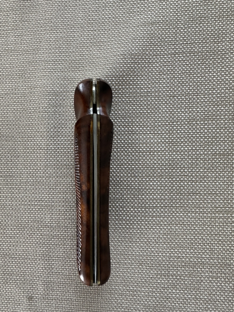 Gerber Hand Checkered Walnut Folding Hunter