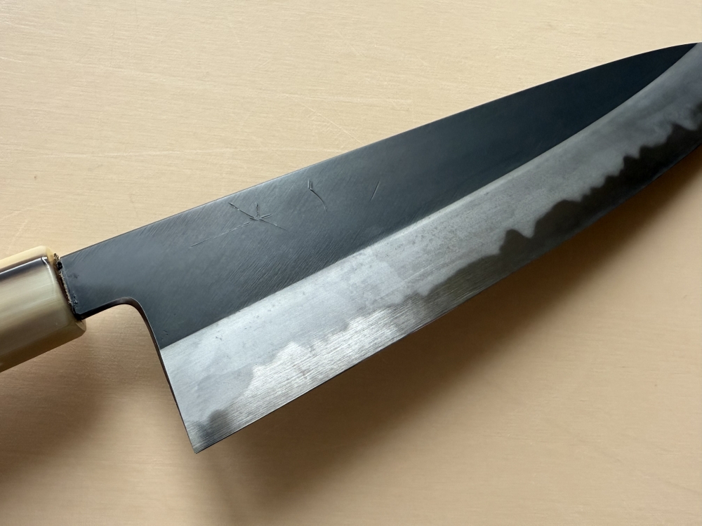 Tanaka x Kyuzo “Extra Height” Blue#1 240mm gyuto