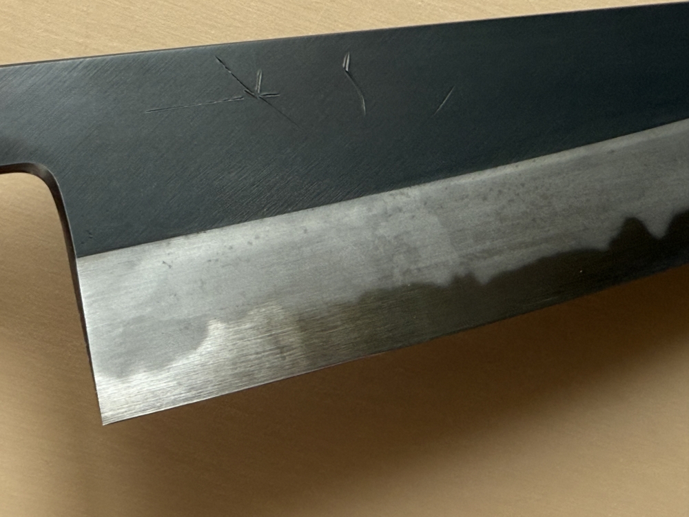 Tanaka x Kyuzo “Extra Height” Blue#1 240mm gyuto
