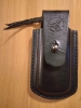 2013 A.G. Russell Texas Ranger The Beast Folding Knife 190 Years of Service with Belt Sheath Very Nice