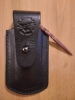 2015 A.G. Russell Texas Ranger Folding Knife 192 Years of Service with Belt Sheath