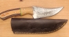 8 Inch Damascus Fixed Blade Knife W/ Sheath