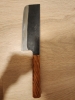 (Like New) Shiro Kamo Aogami Super Zelkova Wide Nakiri 