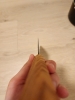 (Like New) Shiro Kamo Aogami Super Zelkova Wide Nakiri 