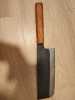 (Like New) Shiro Kamo Aogami Super Zelkova Wide Nakiri 