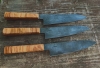 Handmade damascus gyutos made in Czech Republic
