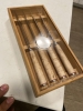 Japanese Damascus Steak Knife Set – 4pcs with birchwood Handles & Bamboo Case
